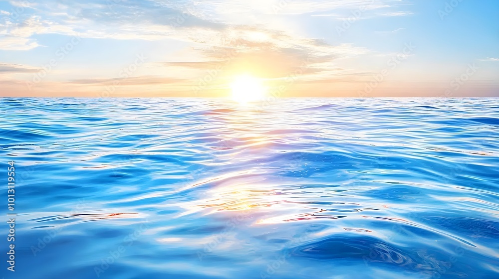 Obraz premium Ocean Sunset Reflections