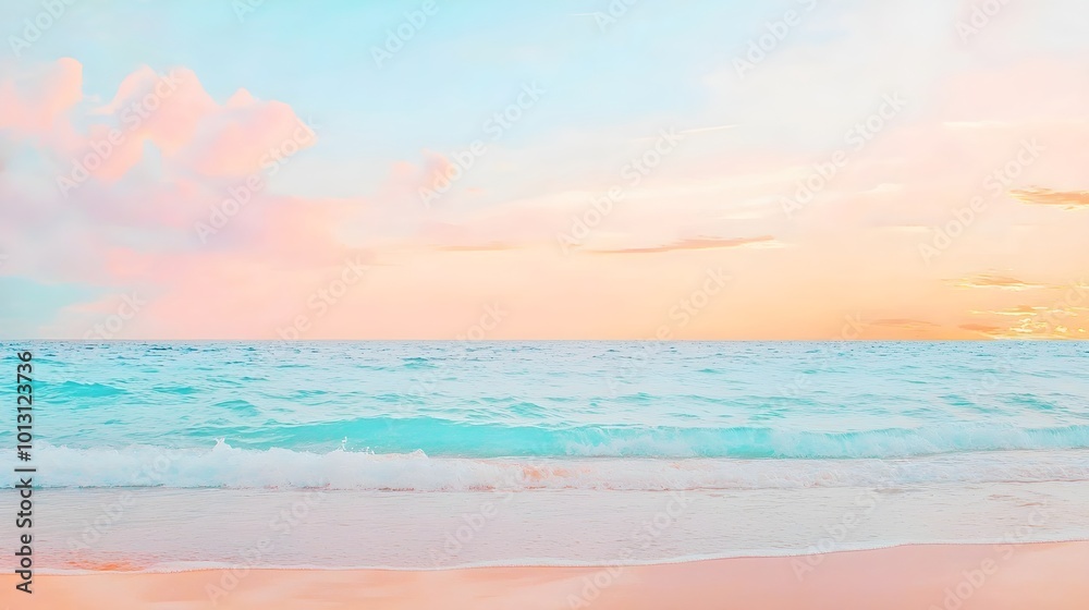 Obraz premium Tropical Beach Sunset