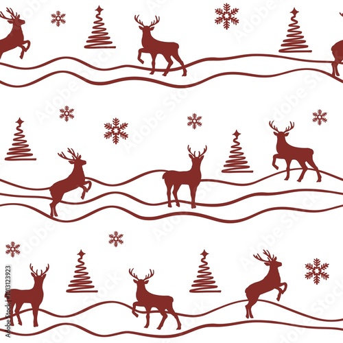 Сhristmas design/ seamless pattern for New Year