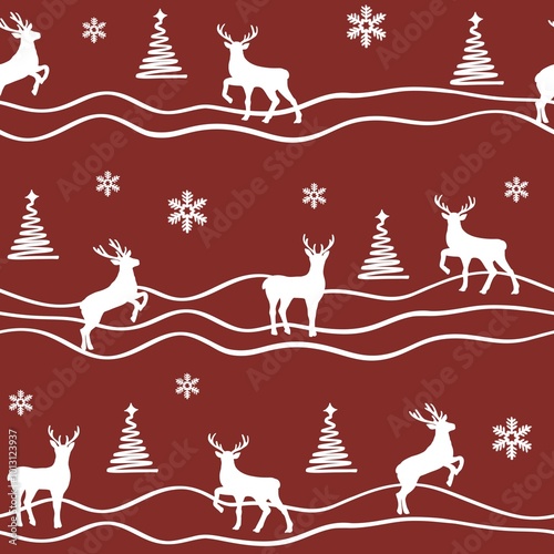 Сhristmas design/ seamless pattern for New Year