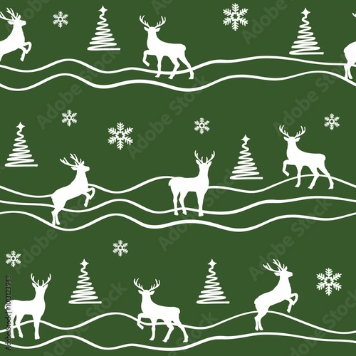 Сhristmas design/ seamless pattern for New Year