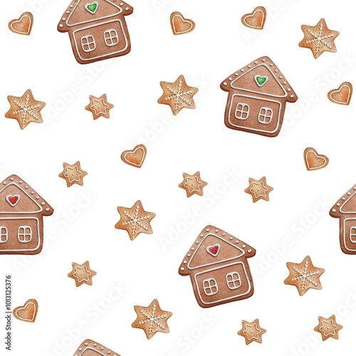 Сhristmas design/ seamless pattern for New Year