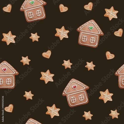 Сhristmas design/ seamless pattern for New Year