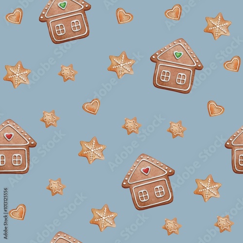 Сhristmas design/ seamless pattern for New Year