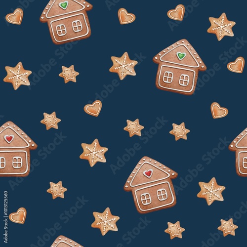 Сhristmas design/ seamless pattern for New Year