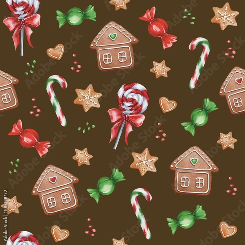 Сhristmas design/ seamless pattern for New Year