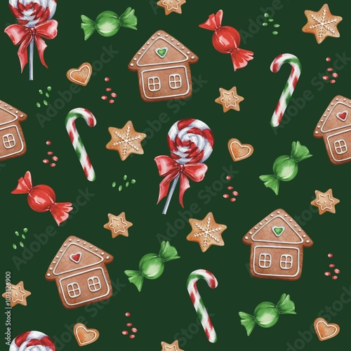 Сhristmas design/ seamless pattern for New Year