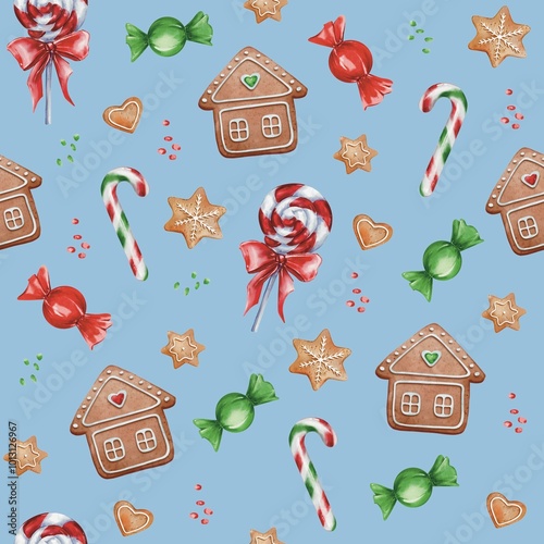 Сhristmas design/ seamless pattern for New Year