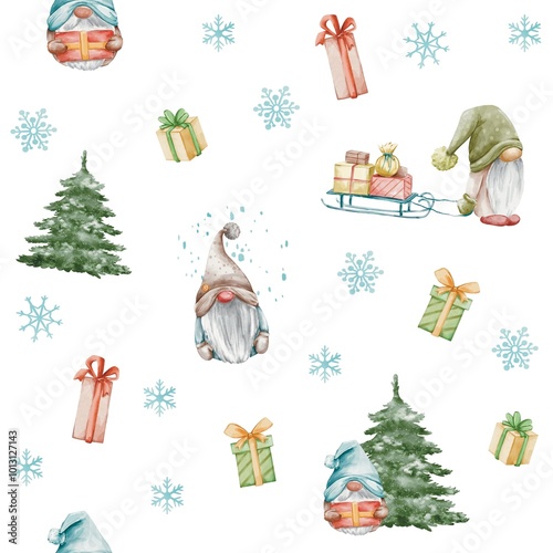 Сhristmas design/ seamless pattern for New Year