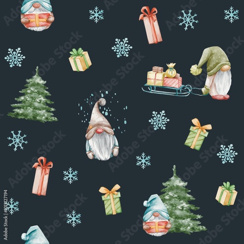 Сhristmas design/ seamless pattern for New Year
