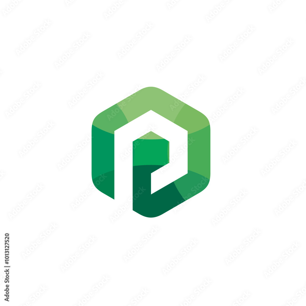 Hexagon Letter P Logo design vector template Hexagon Letter P Logo design vector template