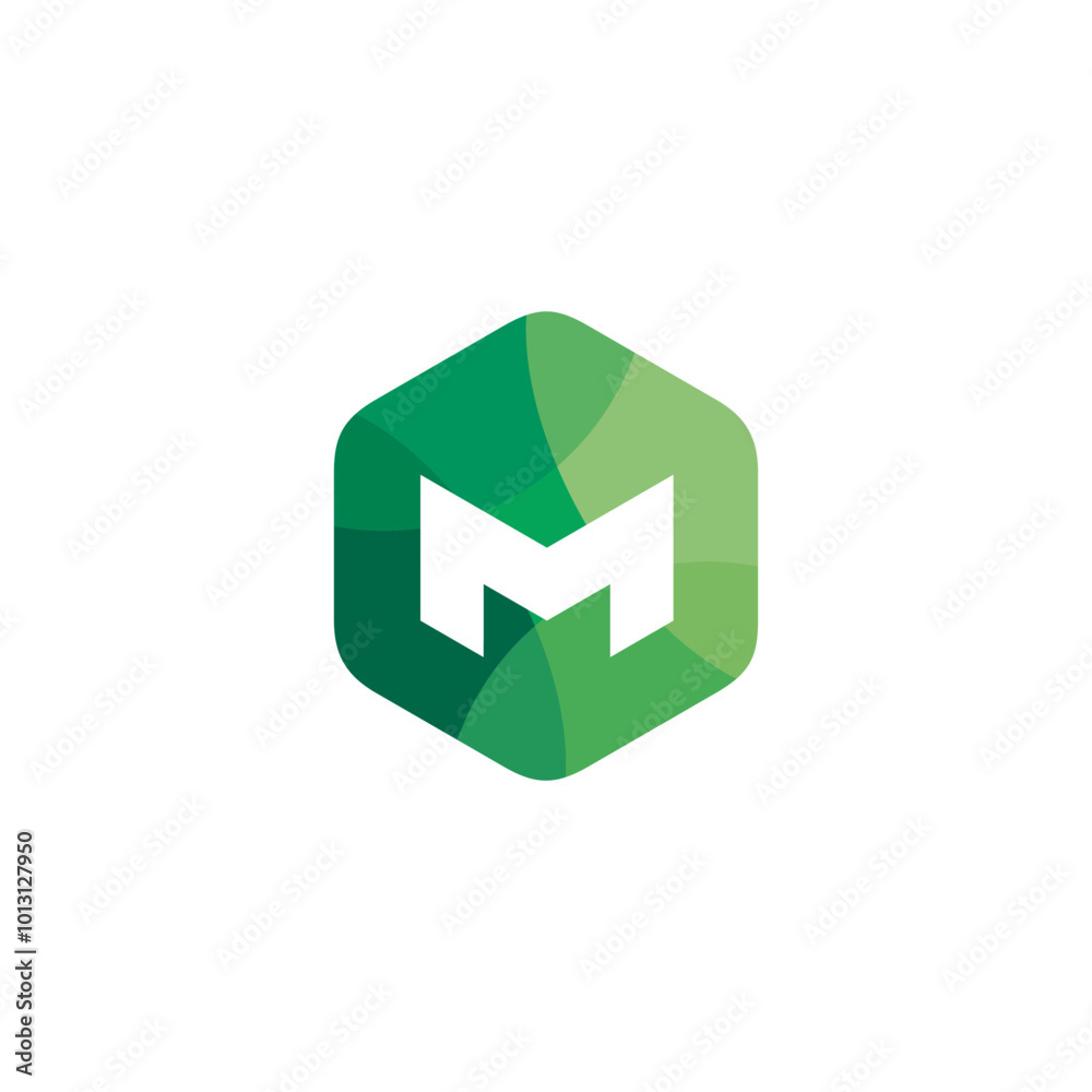 Hexagon Letter M Logo design vector template Hexagon Letter M Logo design vector template