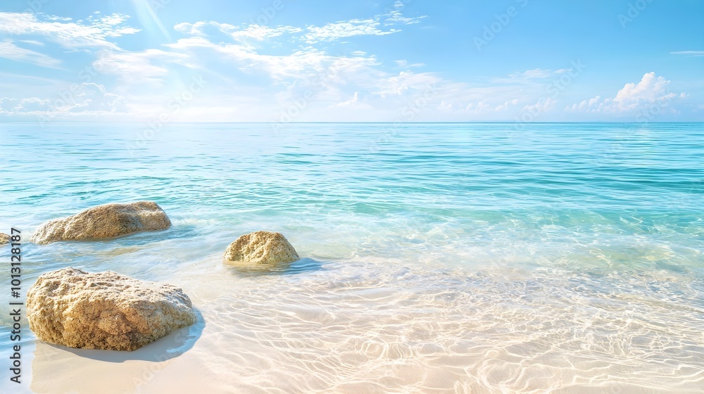 Beach Rocks and Clear Water Beach Rocks and Clear Water