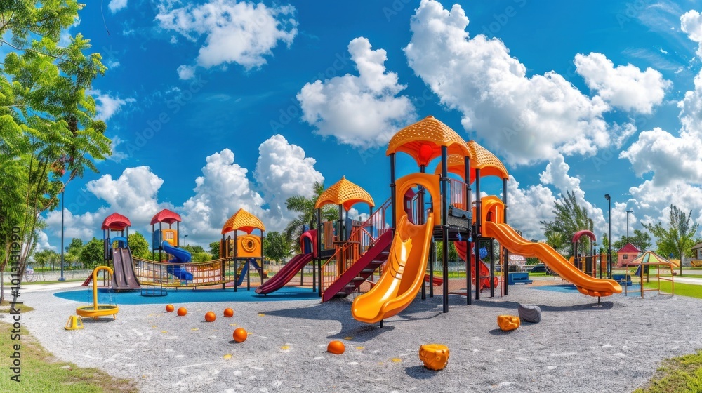 custom made wallpaper toronto digitalSunny Day at the Playground