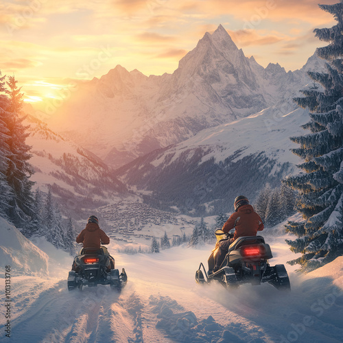 Winter Wonderland Snowmobile Race
