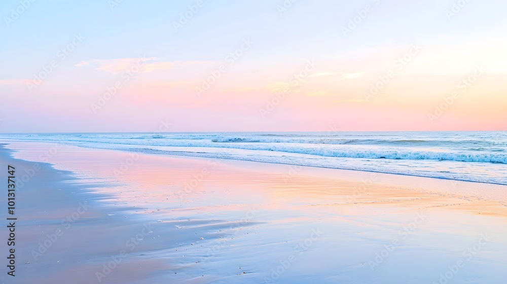 Obraz premium Peaceful Beach Sunset