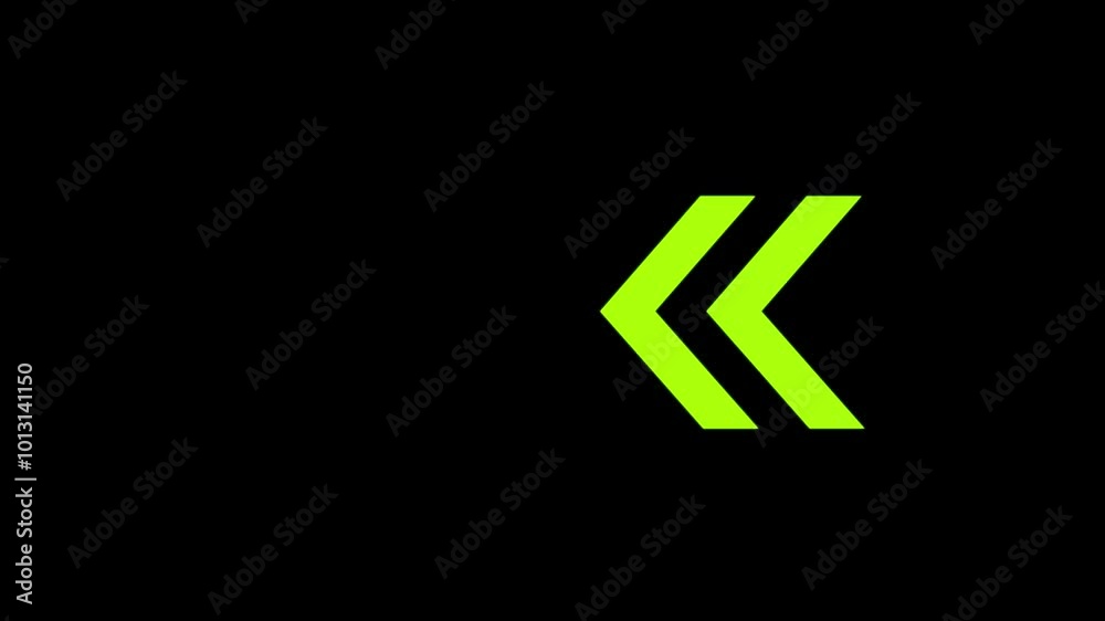 abstract arrow glowing on black background abstract arrow glowing on black background