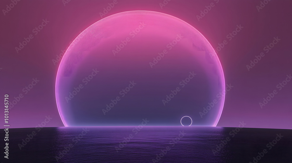 Black background, purple gradient in the middle of two circles, simple and clean mobile wallpaper design with a gradient style design, minimalism, a large blank area for text design, Black background, purple gradient in the middle of two circles, simple and clean mobile wallpaper design with a gradient style design, minimalism, a large blank area for text design,