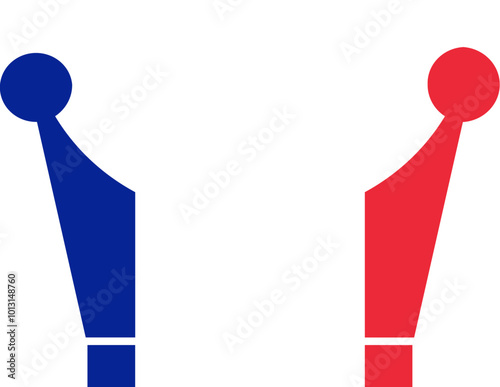 Country flag icon design in different shapes ecstatic 
