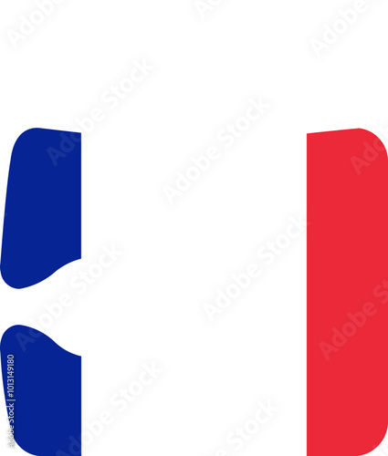 Free Download FRANCE flag on Puzzle icon - GFXLoad