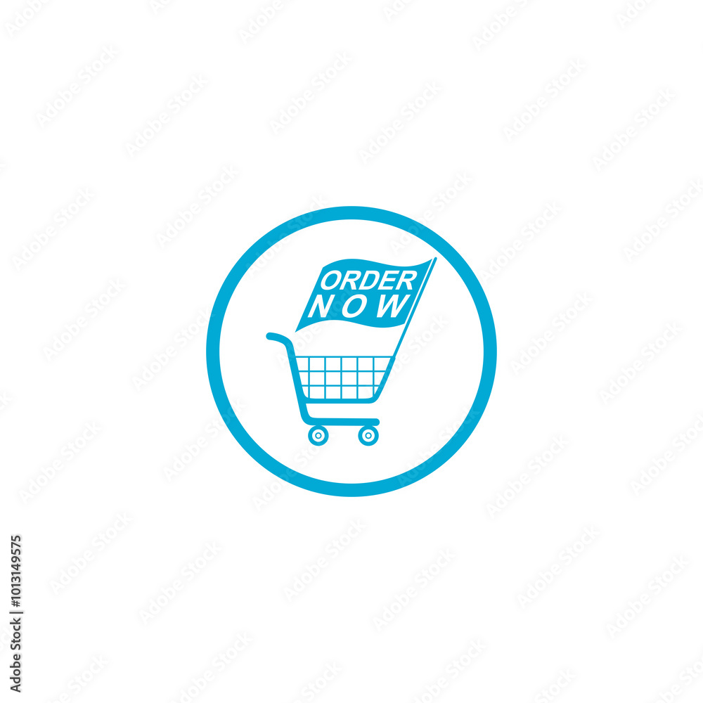 Shopping Cart order now icon isolated on transparent background Shopping Cart order now icon isolated on transparent background