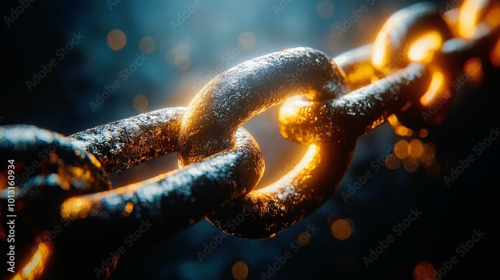 International Day for Abolition of Slavery empty chain symbolizing freedom and fight against slavery