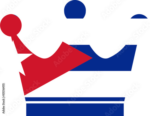 Country flag icon design in different shapes ecstatic 