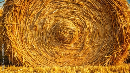 Discover a hay texture background perfect for rustic and agricultural themes, enriching farm and nature projects with photo