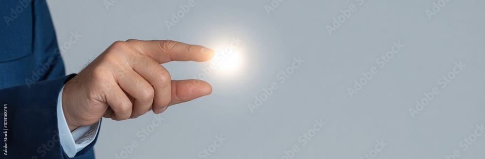 Businessman hand pointing on virtual screen, business and technology background, copy space banner, ultra realistic detailed style. Businessman hand pointing on virtual screen, business and technology background, copy space banner, ultra realistic detailed style.