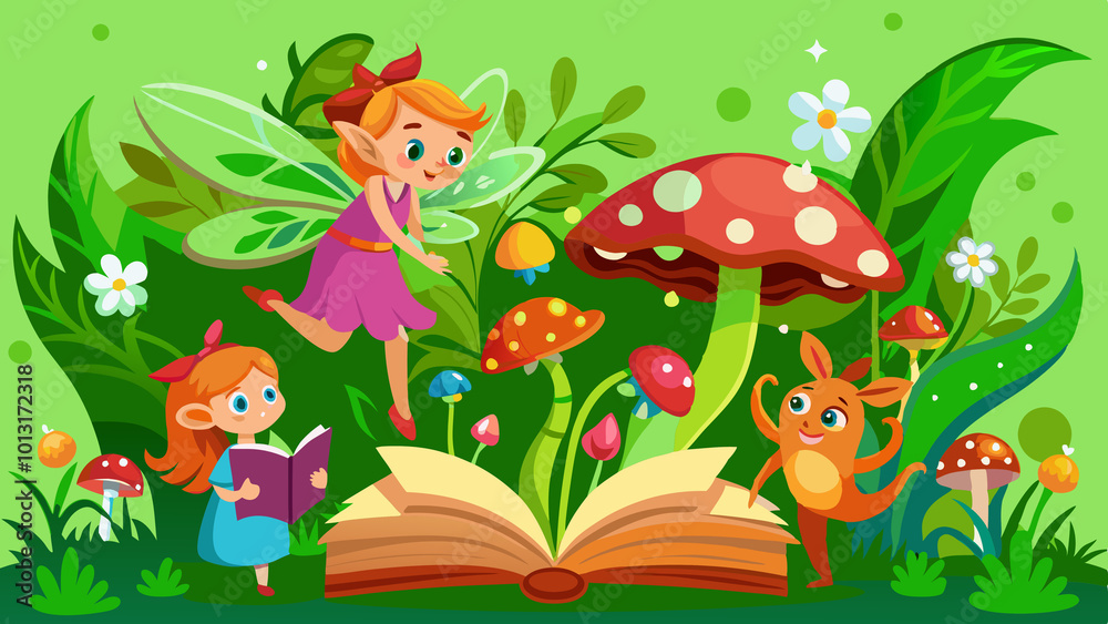 fairies and mushrooms