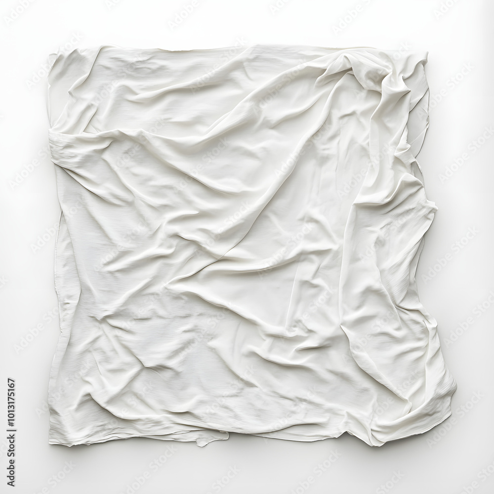 white crumpled fabric white crumpled fabric