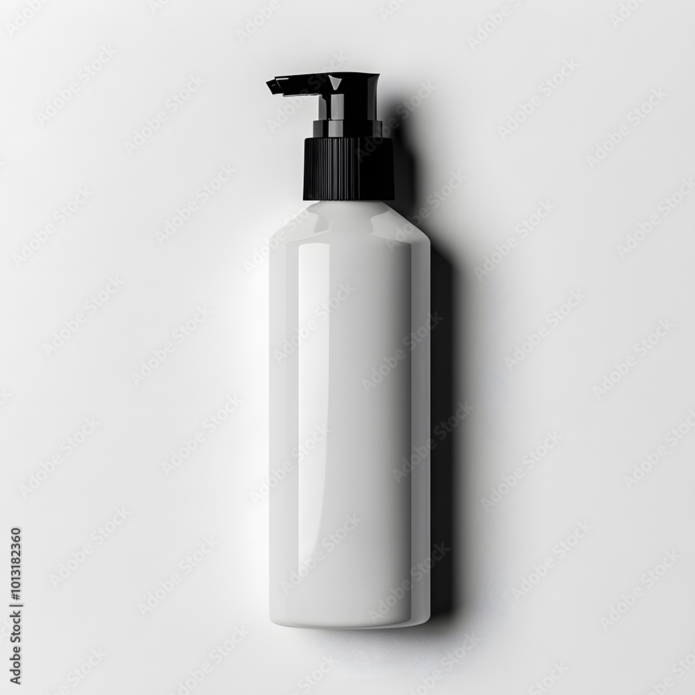white plastic bottle white plastic bottle