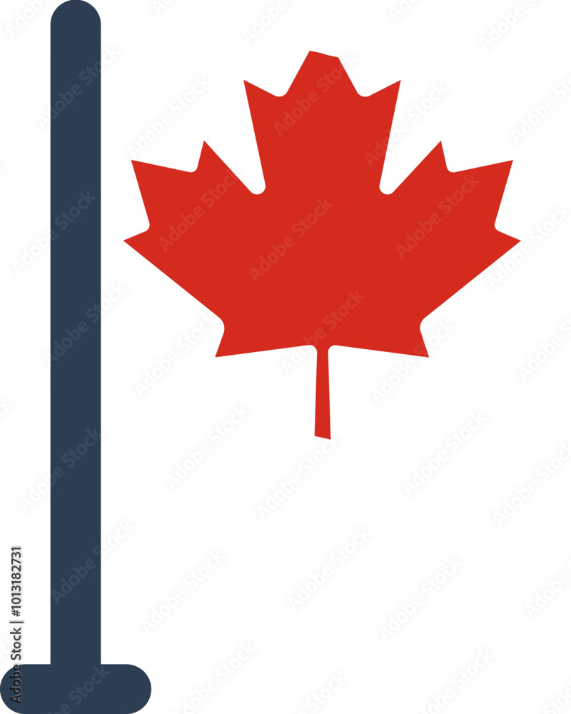 CANADA Flag Rounded CANADA Flag Rounded
