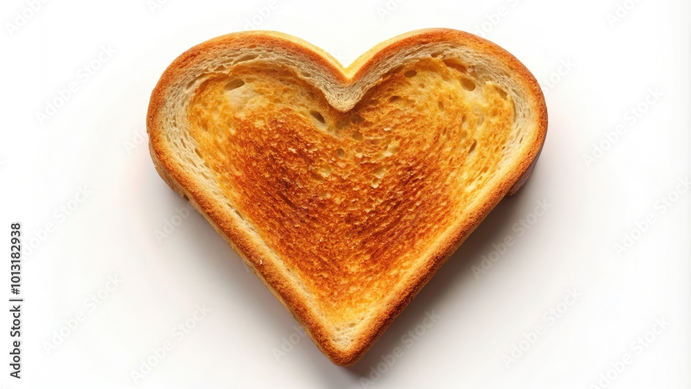 Create a charming romantic breakfast with heart-shaped toasted bread slices. Ideal for Valentine's Day, these treats add love and sweetness to any celebration. Create a charming romantic breakfast with heart-shaped toasted bread slices. Ideal for Valentine's Day, these treats add love and sweetness to any celebration.