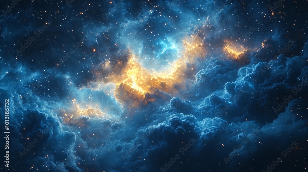 Fototapeta premium Mystical Zodiac Signs in Glowing Celestial Light