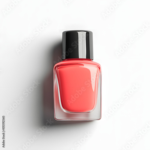 nail polish isolated on white