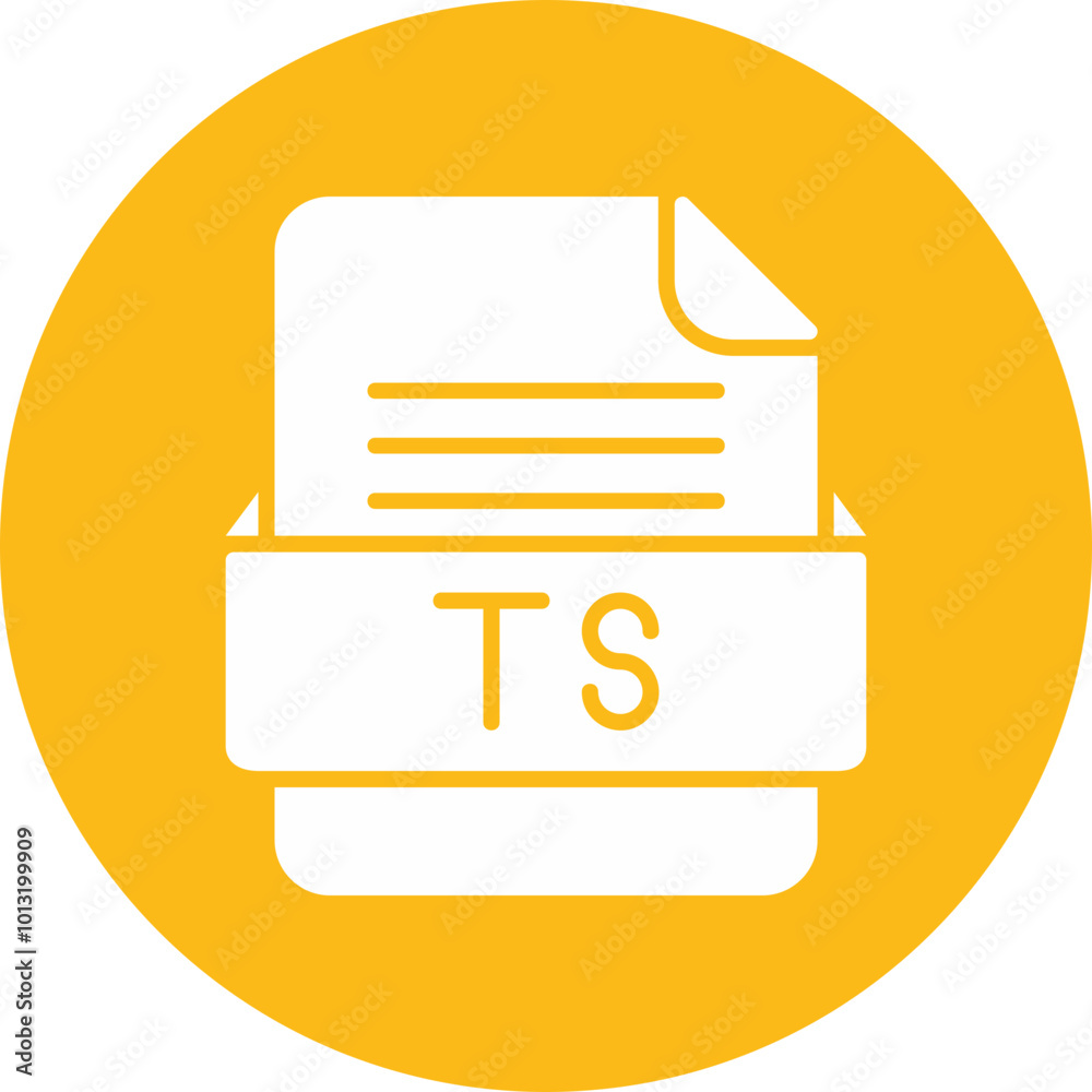 TS File Format Vector Icon Design TS File Format Vector Icon Design