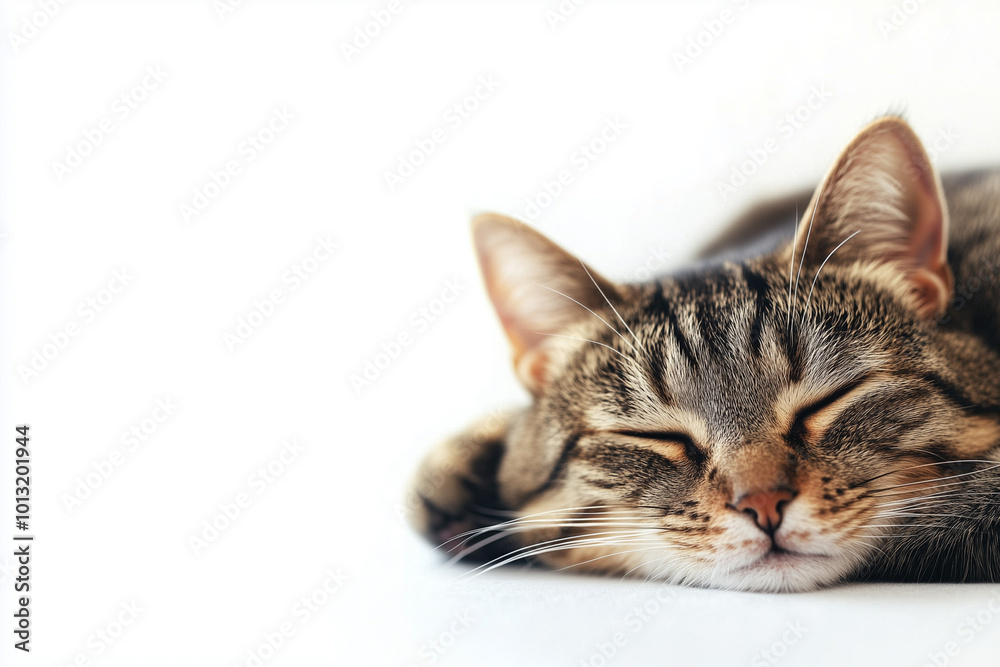Fototapeta premium Close-Up of Cat’s Face Background