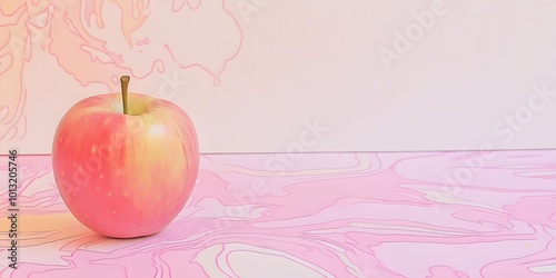 red apple