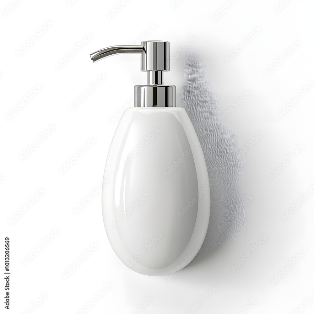 white bottle for soap or cream white bottle for soap or cream
