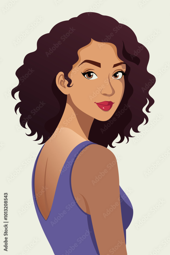 Elegant Vector Art Featuring a Beautiful Woman Standing in Half Turn Position
Elegant Vector Art Featuring a Beautiful Woman Standing in Half Turn Position