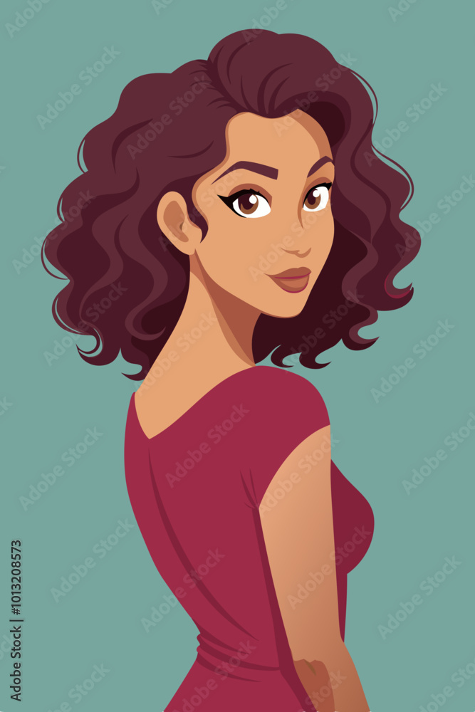 Stunning Vector Illustration of a Beautiful Woman in a Graceful Half Turn Pose
Stunning Vector Illustration of a Beautiful Woman in a Graceful Half Turn Pose