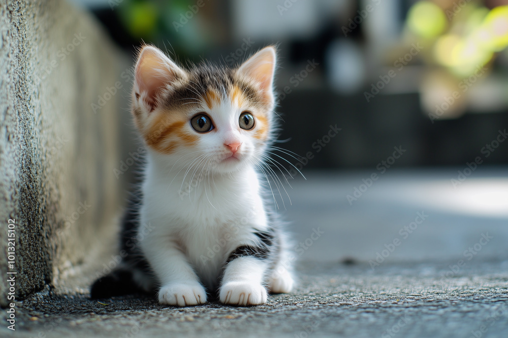Adorable and Cute Kitten Background Adorable and Cute Kitten Background