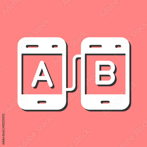 AB Testing Vector Icon