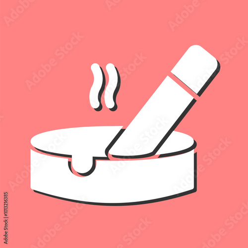 Ashtray Vector Icon
