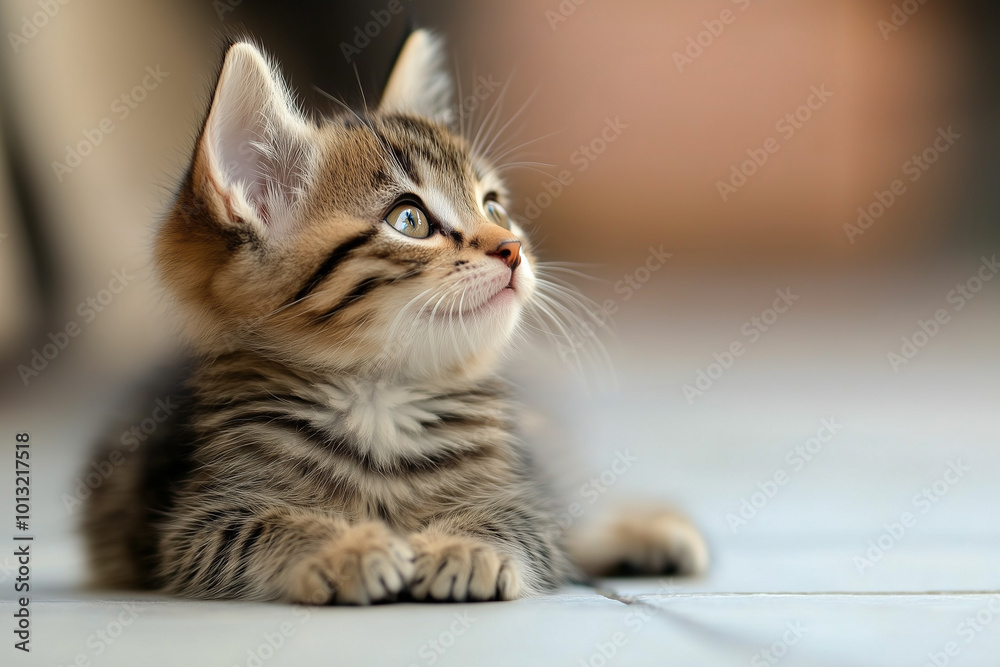 Adorable and Cute Kitten Background Adorable and Cute Kitten Background