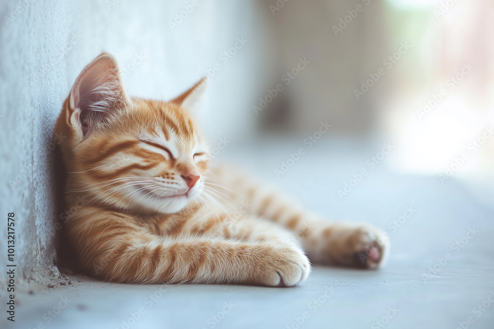 Adorable and Cute Kitten Background Adorable and Cute Kitten Background
