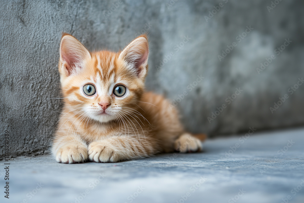 Adorable and Cute Kitten Background Adorable and Cute Kitten Background