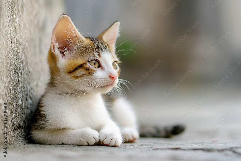 Adorable and Cute Kitten Background Adorable and Cute Kitten Background