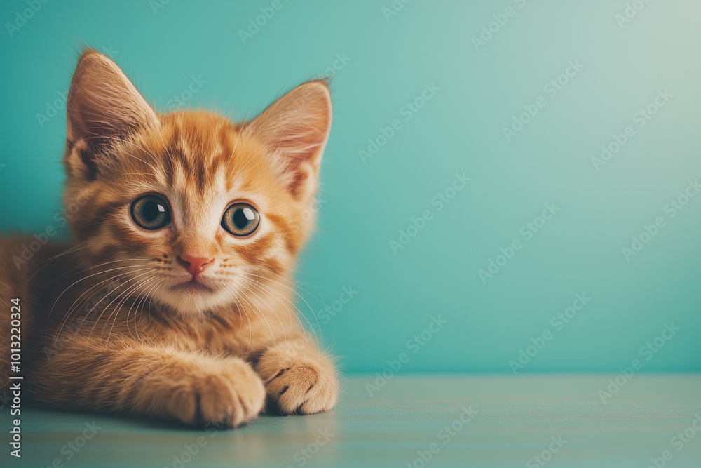 Adorable and Cute Kitten Background Adorable and Cute Kitten Background